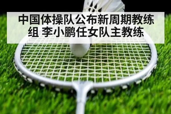 中国体操队公布新周期教练组 李小鹏任女队主教练